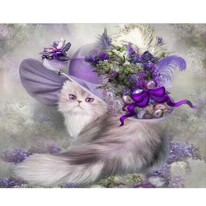 Persian Cat Paint By Numbers