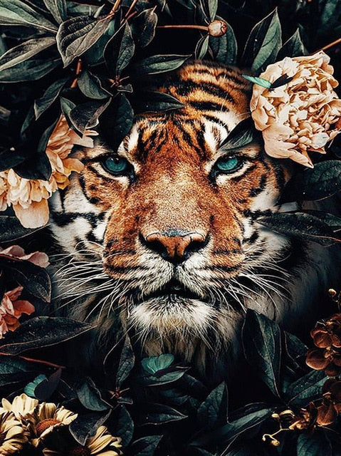 Tiger In Foliage