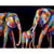 Colorful Elephant Family