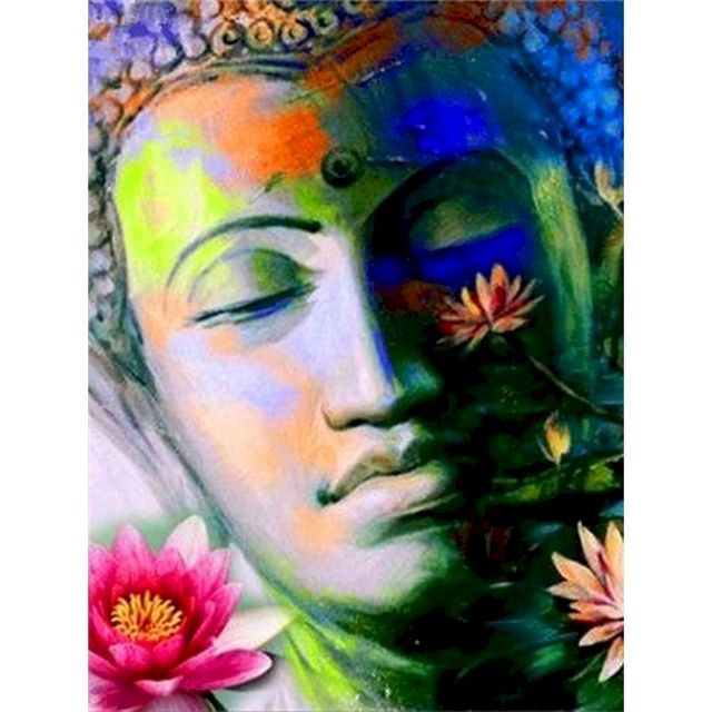 Paint By Numbers Buddha Face