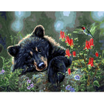 Black Bear Paint By Numbers