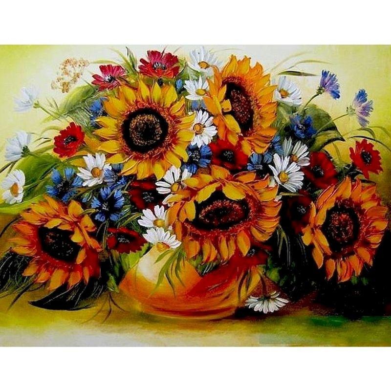 Bouquet Of Sunflowers Other Flowers