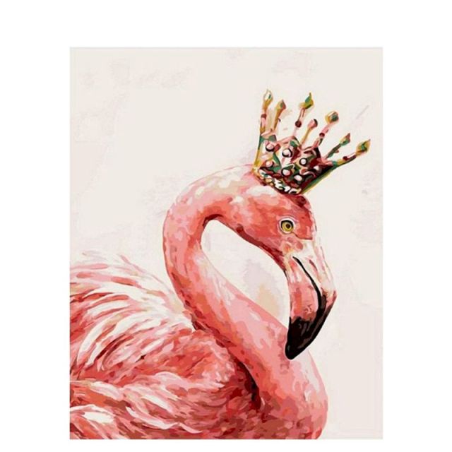 Flamingo King Paint By Numbers