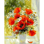 Poppy Flower Paint By Numbers