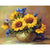 Sunflowers In Vase