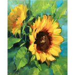 Paint By Numbers Sunflower Abstract