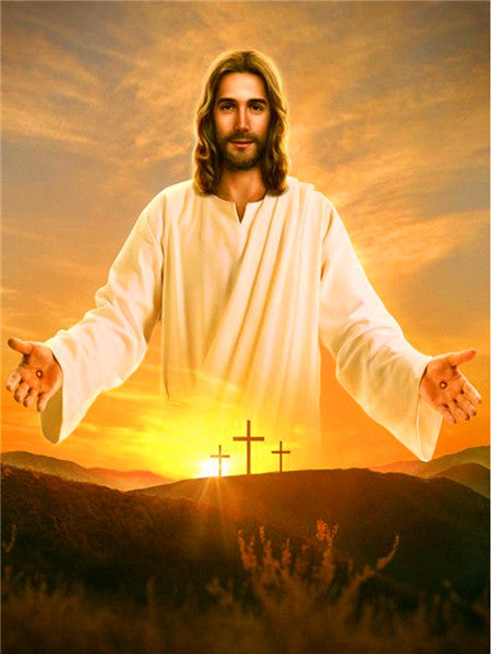 Jesus On Mount Golgotha