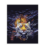 Paint By Numbers Tiger Swimming