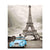 Eiffel Tower And A Blue Beetle - Paint By Numbers Paris
